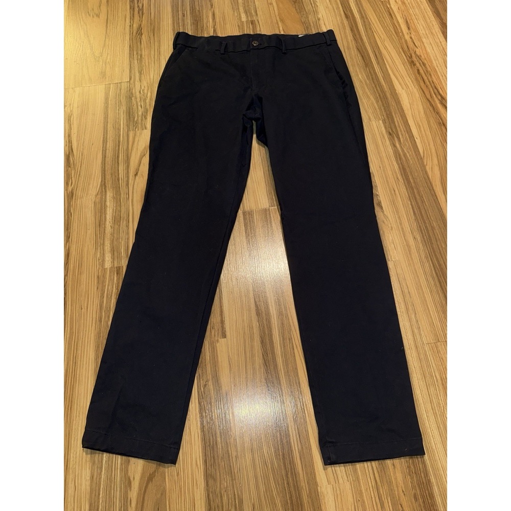 GAP Men's 36x32 Skinny Performance Classic Navy Blue‎ Chinos Pants